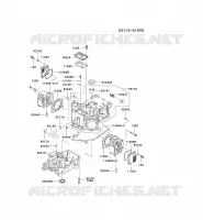 CULASSE/CARTER MOTEUR pour Kawasaki FD MOTORS