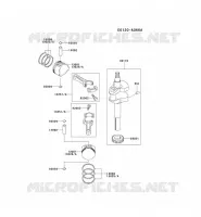 PISTON/VILEBREQUIN pour Kawasaki FD MOTORS
