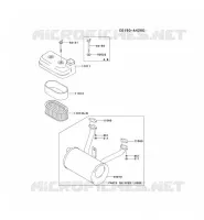 FILTRE &Agrave; AIR/POT D'&Egrave;CHAPPEMENT pour Kawasaki FD MOTORS