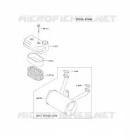 FILTRE &Agrave; AIR/POT D'&Egrave;CHAPPEMENT pour Kawasaki FD MOTORS