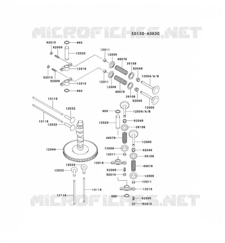 SOUPAPE/ARBRE A CAME Kawasaki Petits Moteurs FD FD611V FD MOTORS  FD611V-AS02