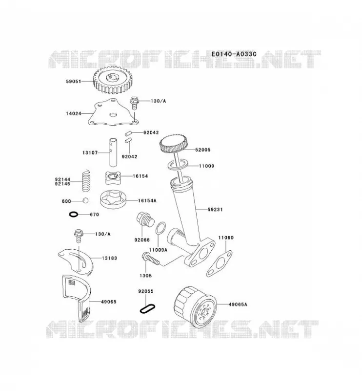 KIT DE GRAISSAGE Kawasaki Petits Moteurs FD FD611V FD MOTORS  FD611V-CS00