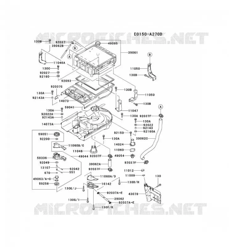 REFROIDISSEMENT Kawasaki Petits Moteurs FD FD611V FD MOTORS  FD611V-CS01