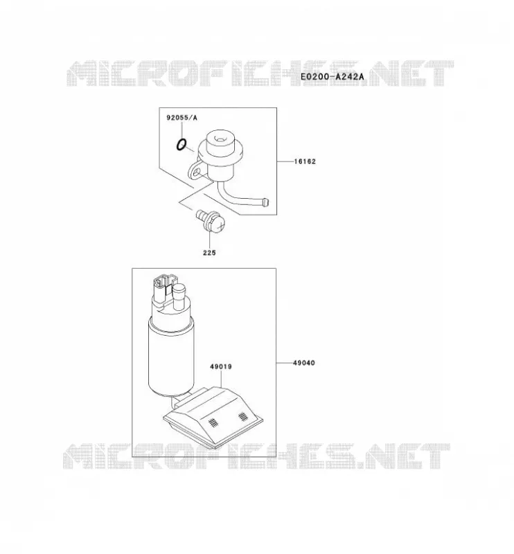 RESERVOIR CARBURANT/ROBINET Kawasaki Petits Moteurs FD FD620D FD MOTORS  FD620D-AS01