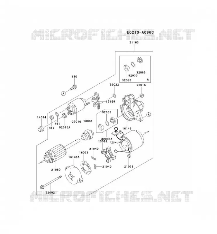 D&Eacute;MARREUR Kawasaki Petits Moteurs FD FD620D FD MOTORS  FD620D-AS04