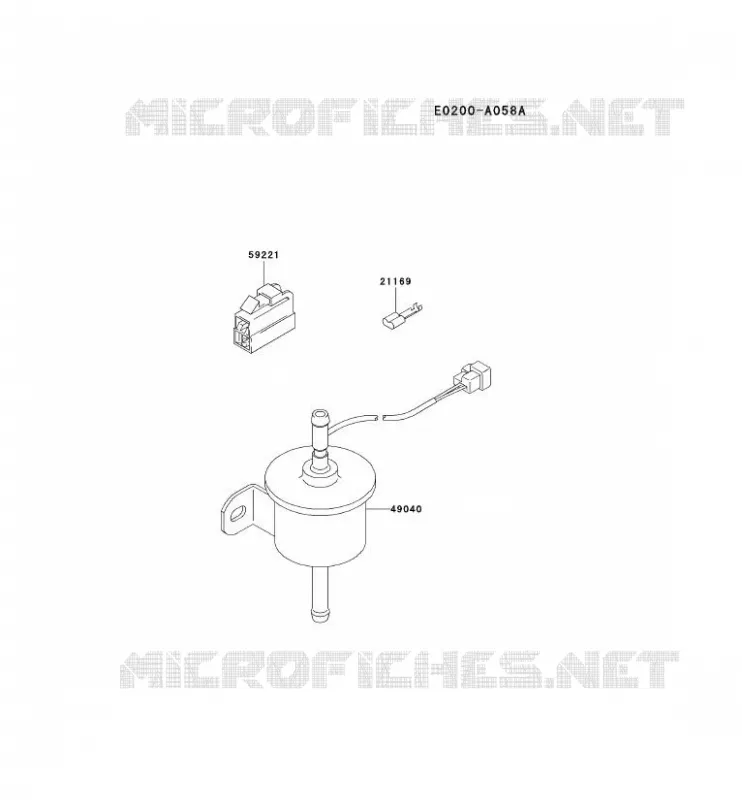 RESERVOIR CARBURANT/ROBINET Kawasaki Petits Moteurs FD FD620D FD MOTORS  FD620D-AS12