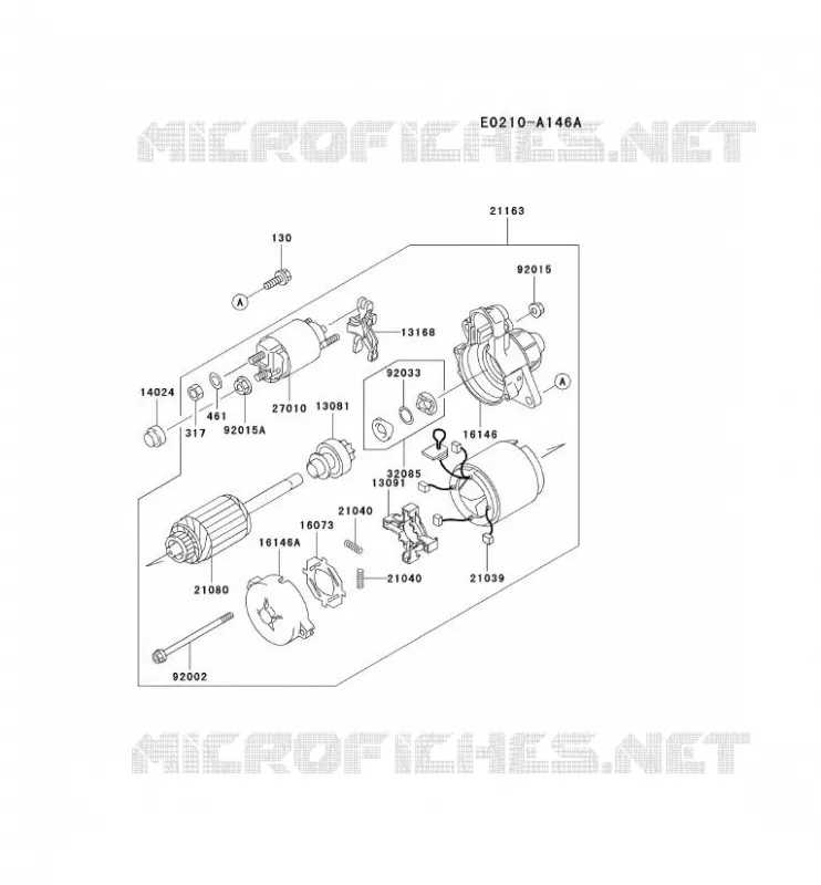 D&Eacute;MARREUR Kawasaki Petits Moteurs FD FD620D FD MOTORS  FD620D-AS14