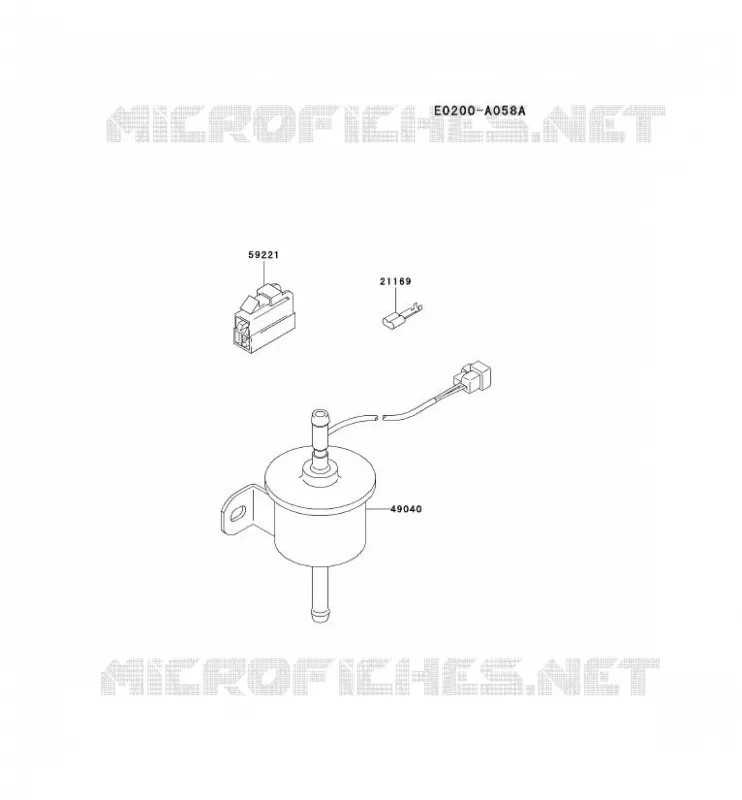 RESERVOIR CARBURANT/ROBINET Kawasaki Petits Moteurs FD FD620D FD MOTORS  FD620D-AS14