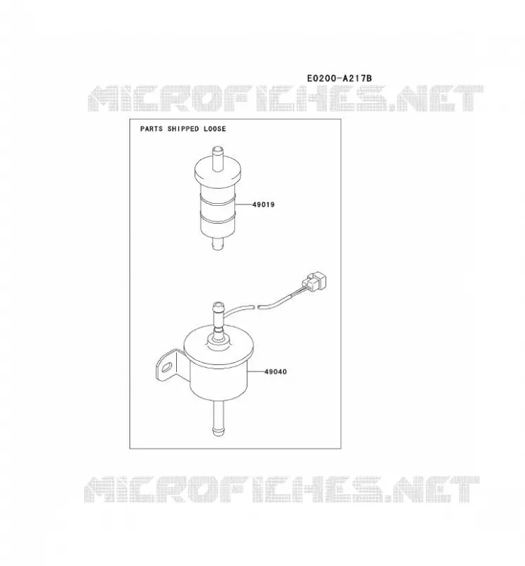 RESERVOIR CARBURANT/ROBINET Kawasaki Petits Moteurs FD FD620D FD MOTORS  FD620D-AS17