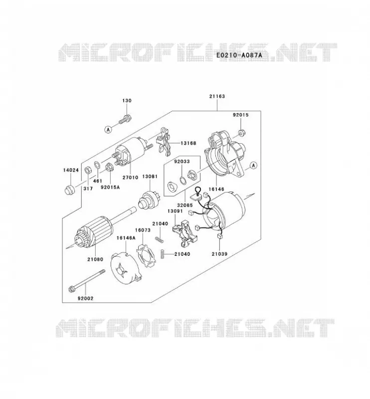 D&Eacute;MARREUR Kawasaki Petits Moteurs FD FD620D FD MOTORS  FD620D-AS22