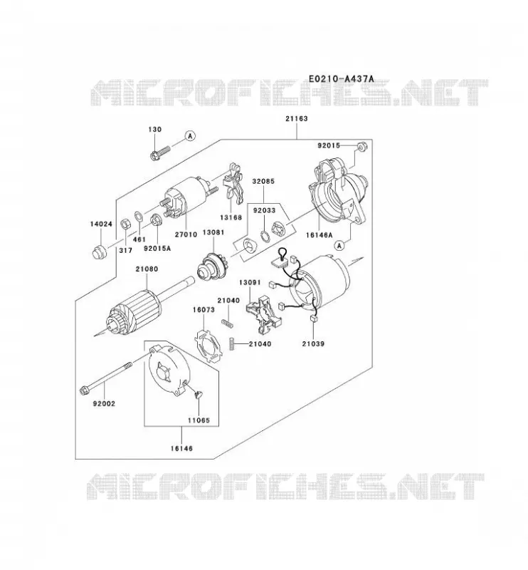 D&Eacute;MARREUR Kawasaki Petits Moteurs FD FD620D FD MOTORS  FD620D-AT51