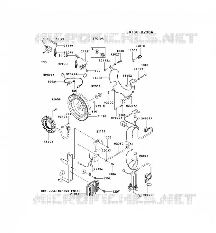 &Eacute;QUIPEMENT ELECTRIQUE Kawasaki Petits Moteurs FD FD620D FD MOTORS  FD620D-BB01