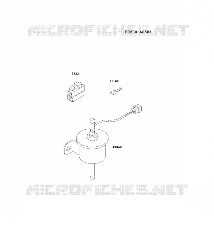 RESERVOIR CARBURANT/ROBINET Kawasaki Petits Moteurs FD FD620D FD MOTORS  FD620D-BS02
