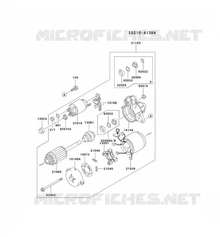D&Eacute;MARREUR Kawasaki Petits Moteurs FD FD620D FD MOTORS  FD620D-BS11