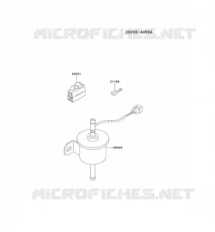 RESERVOIR CARBURANT/ROBINET Kawasaki Petits Moteurs FD FD620D FD MOTORS  FD620D-BS14