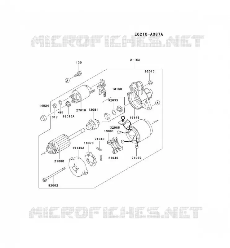 D&Eacute;MARREUR Kawasaki Petits Moteurs FD FD620D FD MOTORS  FD620D-BS20