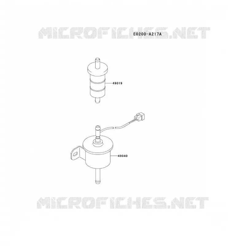 RESERVOIR CARBURANT/ROBINET Kawasaki Petits Moteurs FD FD620D FD MOTORS  FD620D-BS20