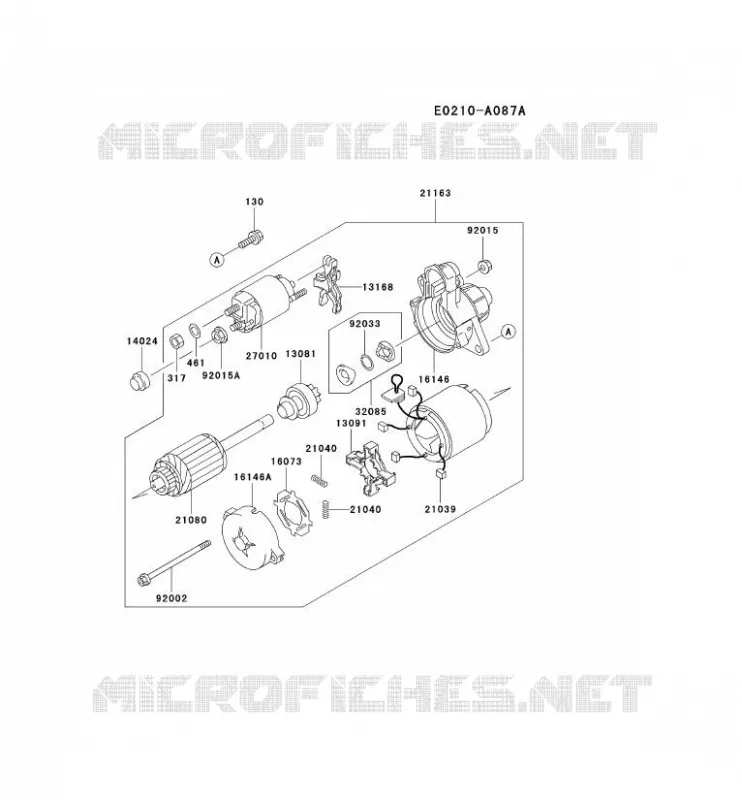 D&Eacute;MARREUR Kawasaki Petits Moteurs FD FD620D FD MOTORS  FD620D-BS22