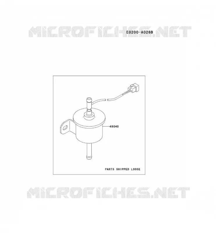 RESERVOIR CARBURANT/ROBINET Kawasaki Petits Moteurs FD FD620D FD MOTORS  FD620D-BS24