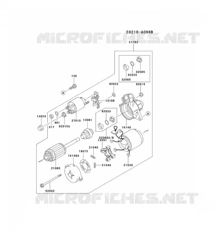 D&Eacute;MARREUR Kawasaki Petits Moteurs FD FD620D FD MOTORS  FD620D-CS06