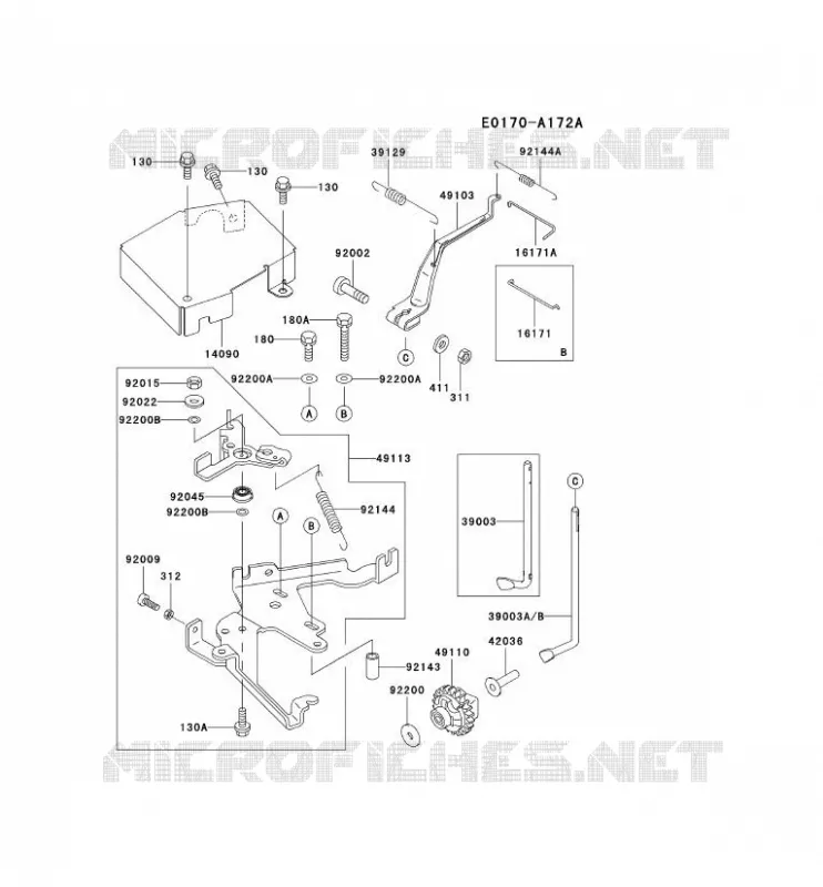 EQUIPEMENT DE CONTROLE Kawasaki Petits Moteurs FD FD620D FD MOTORS  FD620D-DS11
