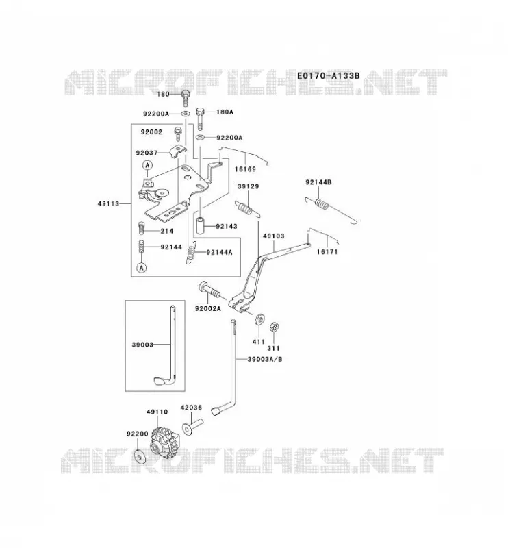 EQUIPEMENT DE CONTROLE Kawasaki Petits Moteurs FD FD620D FD MOTORS  FD620D-DS12