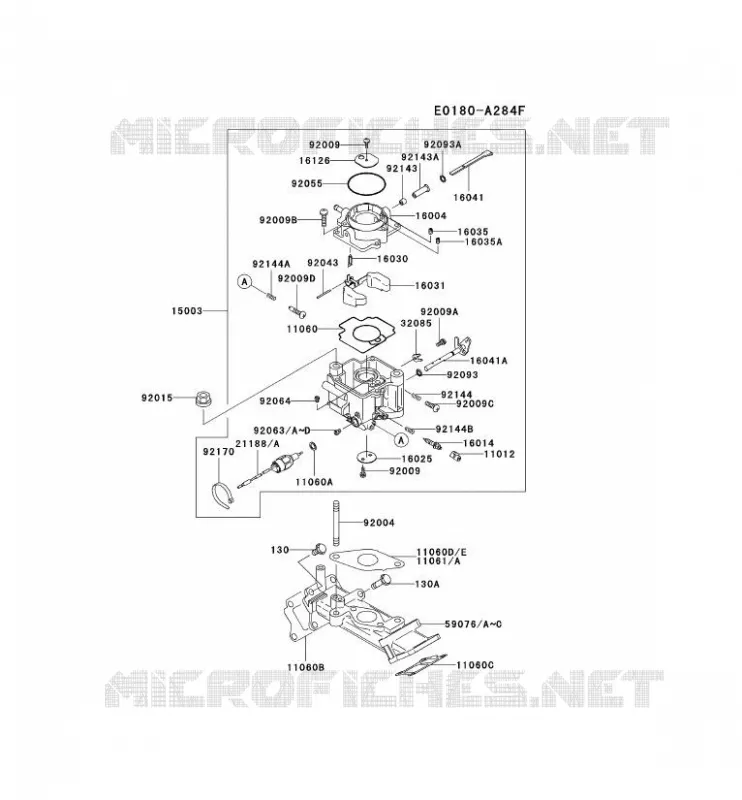 CARBURATEUR Kawasaki Petits Moteurs FD FD620D FD MOTORS  FD620D-DS17