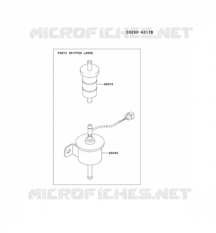 RESERVOIR CARBURANT/ROBINET Kawasaki Petits Moteurs FD FD620D FD MOTORS  FD620D-DS17