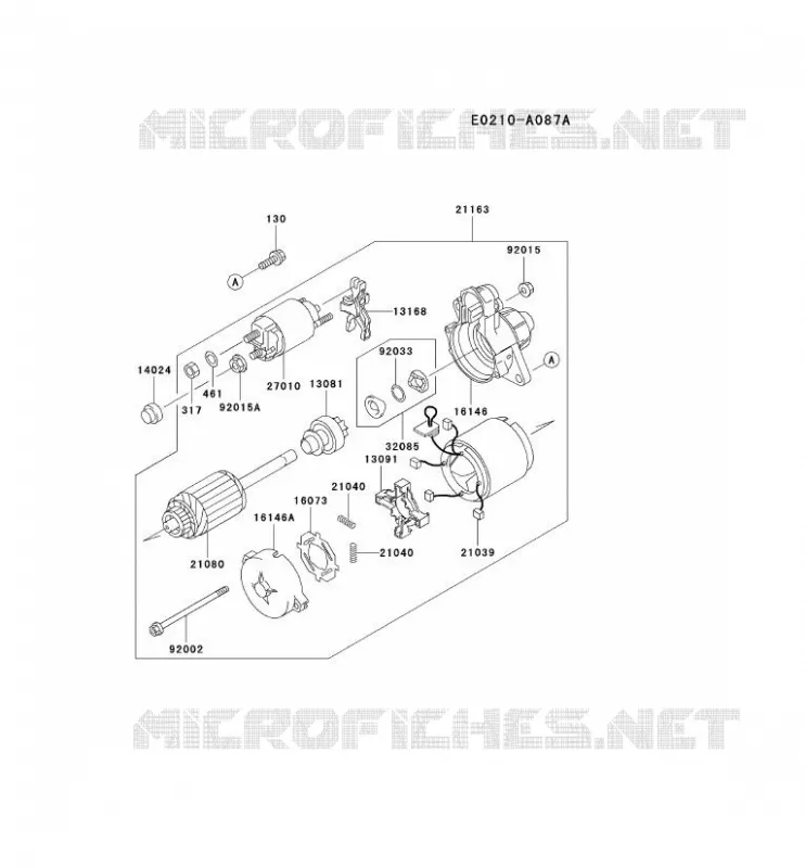 D&Eacute;MARREUR Kawasaki Petits Moteurs FD FD620D FD MOTORS  FD620D-DS22