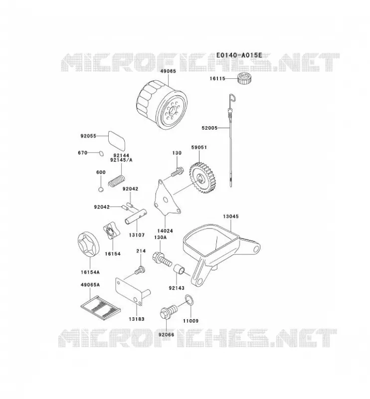 KIT DE GRAISSAGE Kawasaki Petits Moteurs FD FD620D FD MOTORS  FD620D-DS24