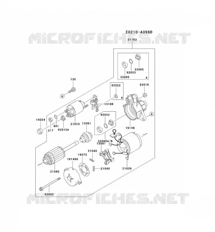 D&Eacute;MARREUR Kawasaki Petits Moteurs FD FD620D FD MOTORS  FD620D-ES03
