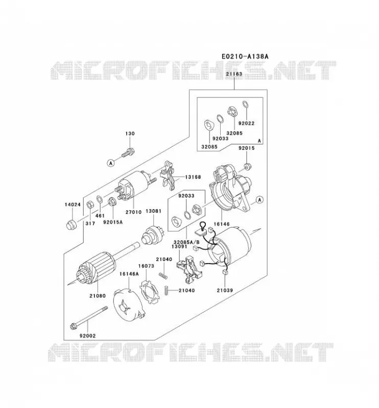 D&Eacute;MARREUR Kawasaki Petits Moteurs FD FD620D FD MOTORS  FD620D-ES11