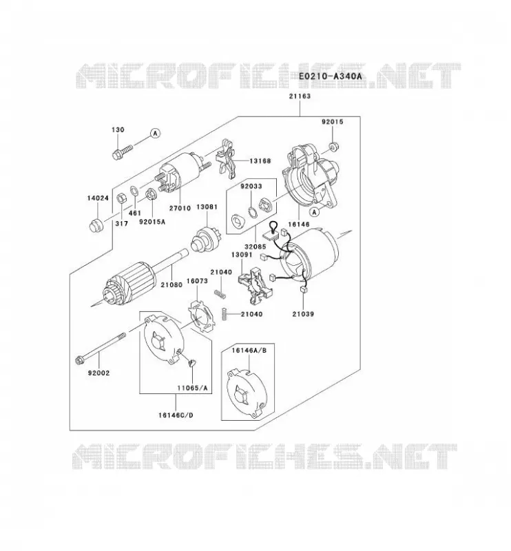 D&Eacute;MARREUR Kawasaki Petits Moteurs FD FD620D FD MOTORS  FD620D-FS11