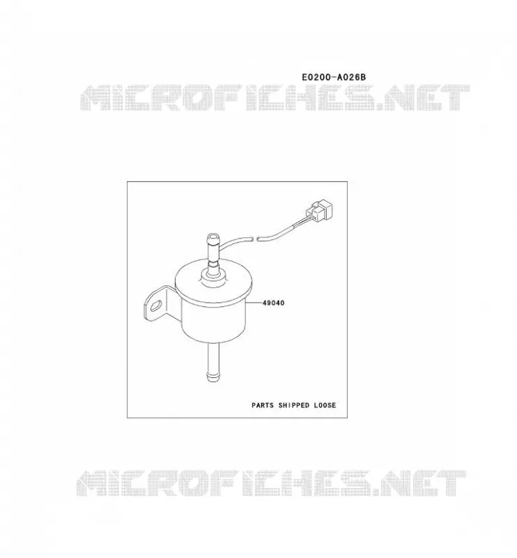 RESERVOIR CARBURANT/ROBINET Kawasaki Petits Moteurs FD FD620D FD MOTORS  FD620D-HS24