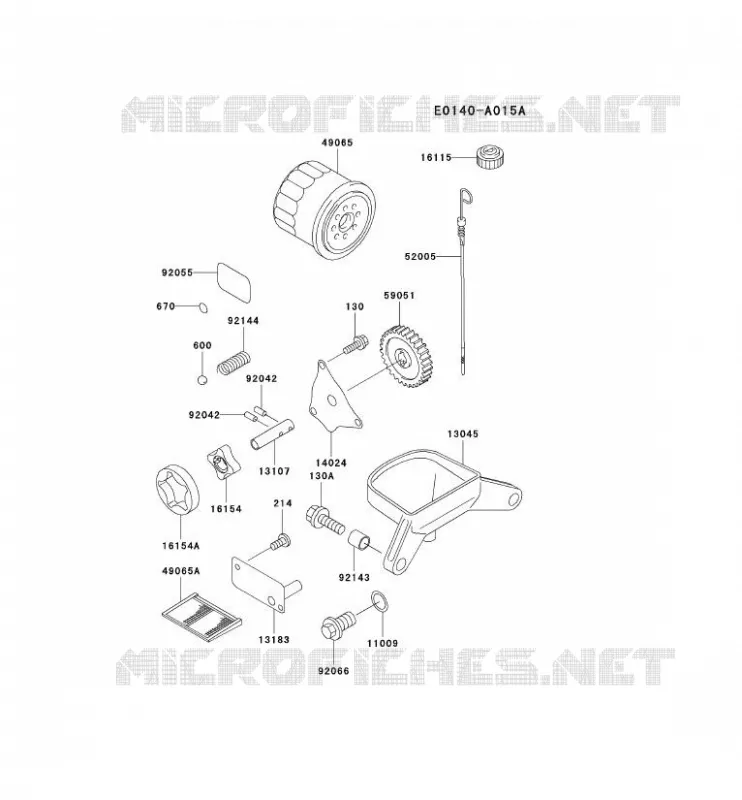 KIT DE GRAISSAGE Kawasaki Petits Moteurs FD FD620D FD MOTORS  FD620D-KS11