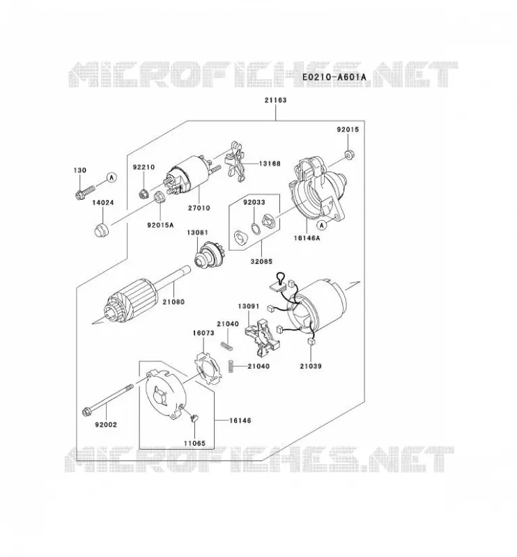 D&Eacute;MARREUR Kawasaki Petits Moteurs FD FD620D FD MOTORS  FD620D-MS22