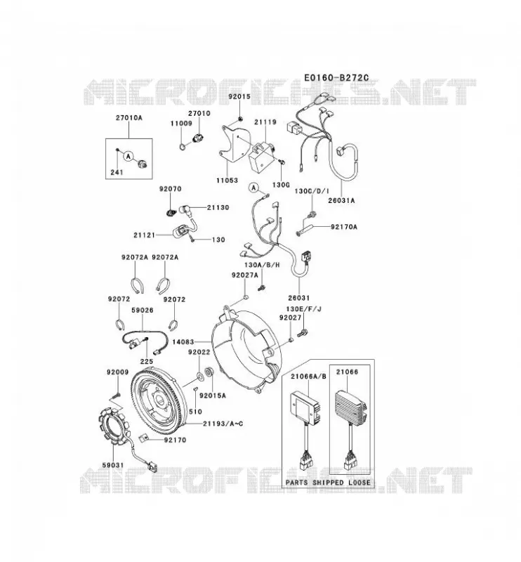 &Eacute;QUIPEMENT ELECTRIQUE Kawasaki Petits Moteurs FD FD620D FD MOTORS  FD620D-MS24