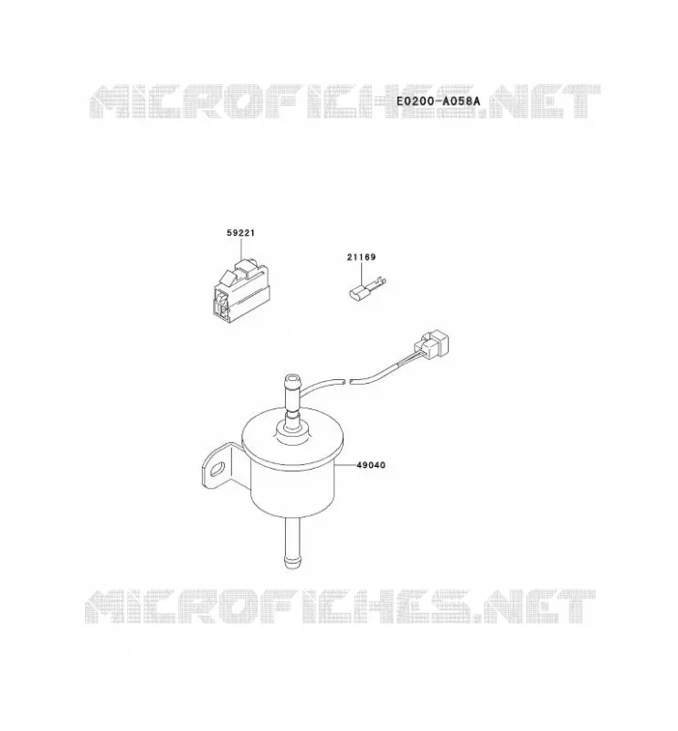 RESERVOIR CARBURANT/ROBINET Kawasaki Petits Moteurs FD FD661D FD MOTORS  FD661D-AS01