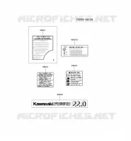 LABEL pour Kawasaki FD MOTORS