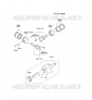 PISTON/VILEBREQUIN pour Kawasaki FD MOTORS