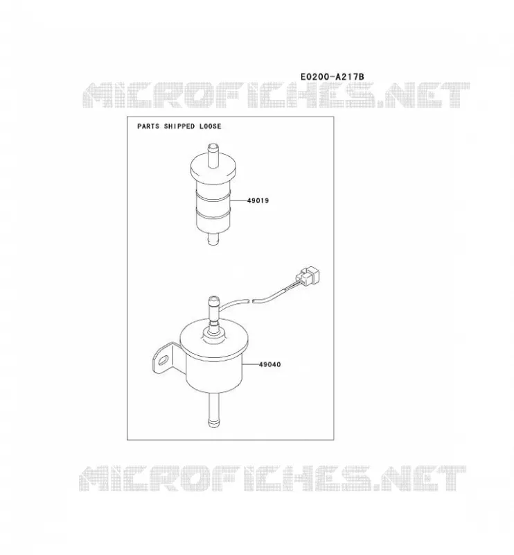 RESERVOIR CARBURANT/ROBINET Kawasaki Petits Moteurs FD FD661D FD MOTORS  FD661D-CS03