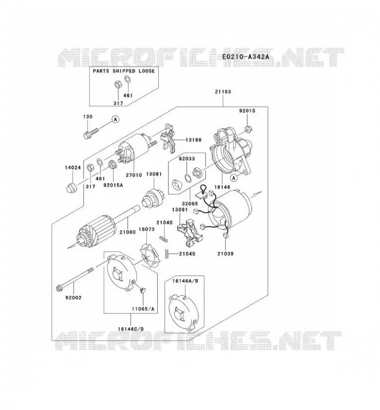 D&Eacute;MARREUR Kawasaki Petits Moteurs FD FD661D FD MOTORS  FD661D-ES02