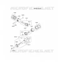 PISTON/VILEBREQUIN pour Kawasaki FD MOTORS