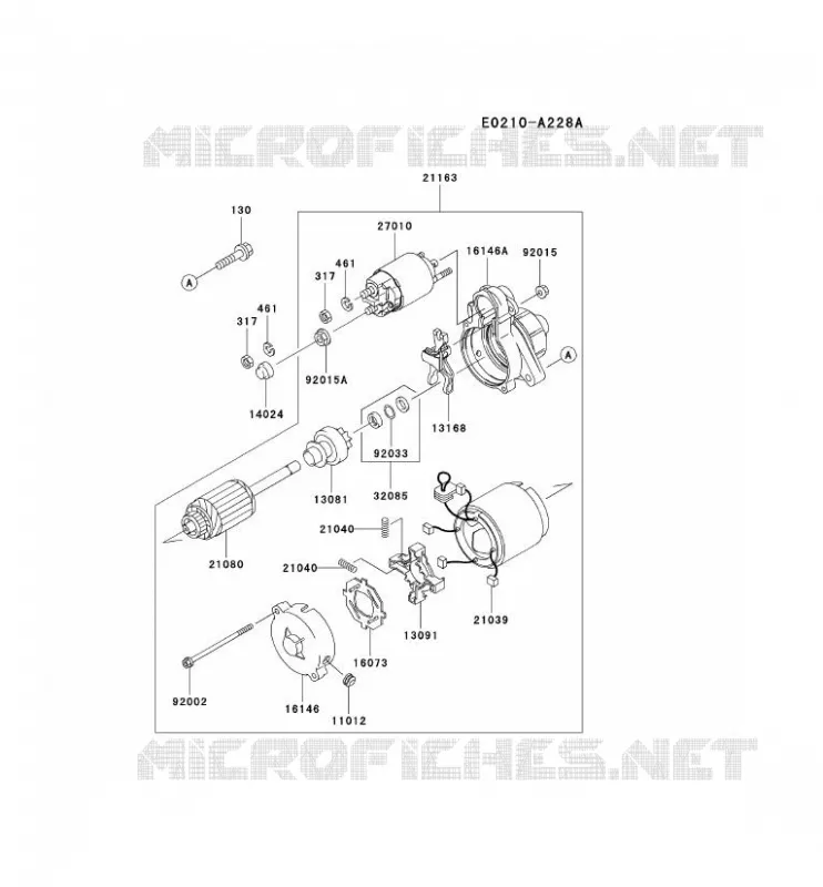 D&Eacute;MARREUR Kawasaki Petits Moteurs FD FD671D FD MOTORS  FD671D-AS01