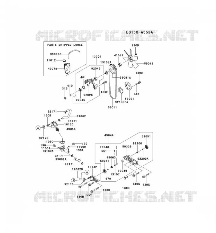 REFROIDISSEMENT Kawasaki Petits Moteurs FD FD671D FD MOTORS  FD671D-AS04