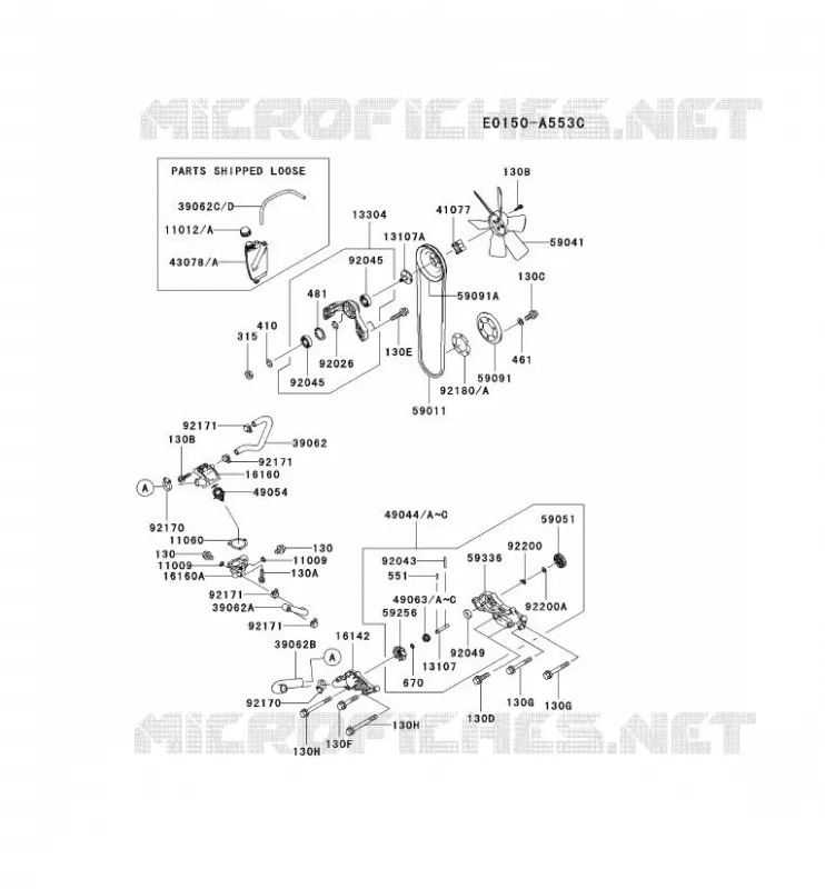 REFROIDISSEMENT Kawasaki Petits Moteurs FD FD711D FD MOTORS  FD711D-ES01
