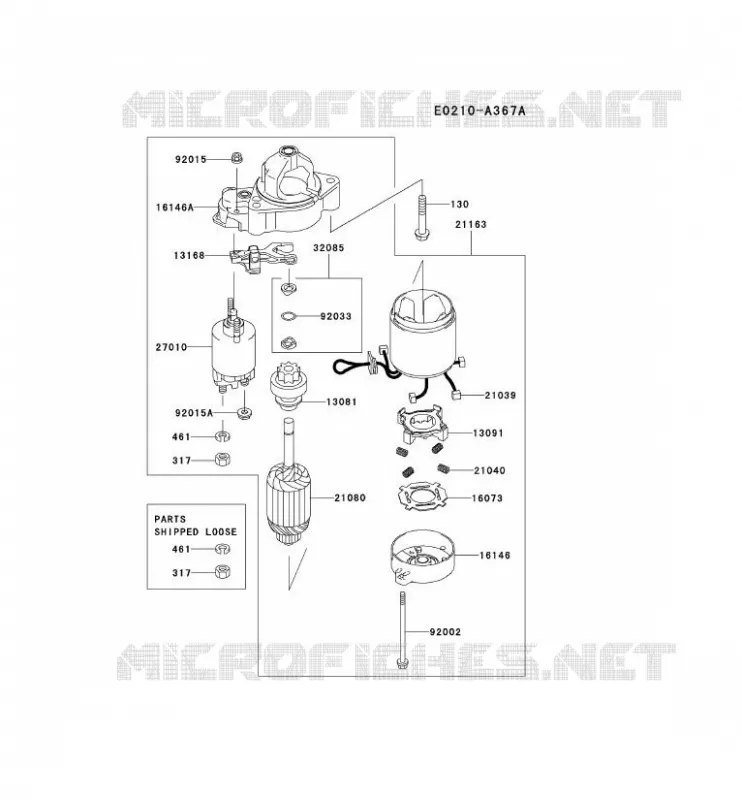 D&Eacute;MARREUR Kawasaki Petits Moteurs FD FD731V FD MOTORS  FD731V-BS05