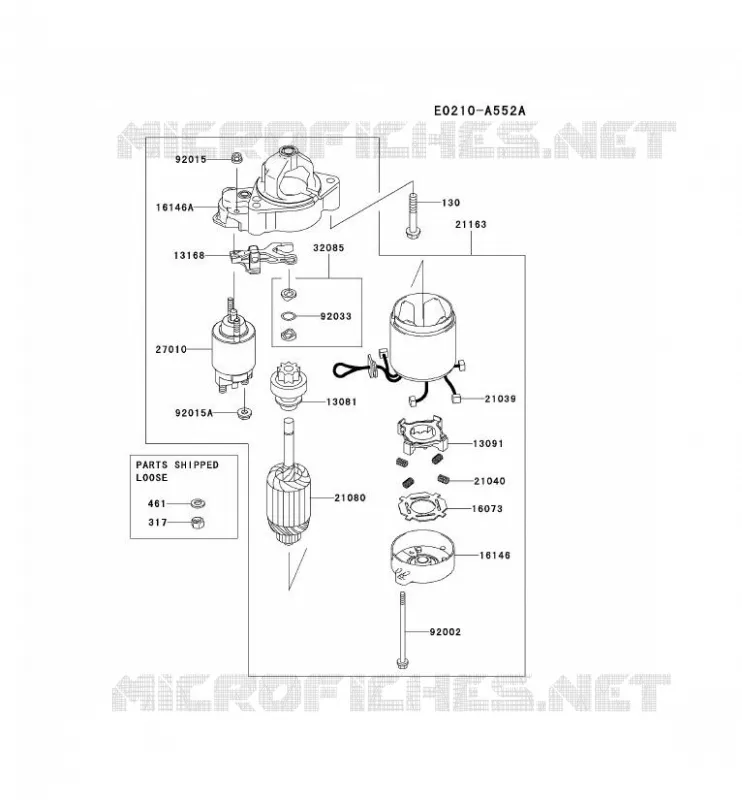 D&Eacute;MARREUR Kawasaki Petits Moteurs FD FD731V FD MOTORS  FD731V-CS01