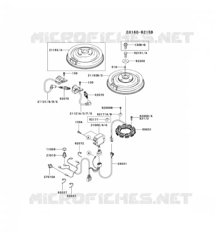 &Eacute;QUIPEMENT ELECTRIQUE Kawasaki Petits Moteurs FD FD731V FD MOTORS  FD731V-DS00