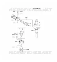 PISTON/VILEBREQUIN pour Kawasaki FD MOTORS